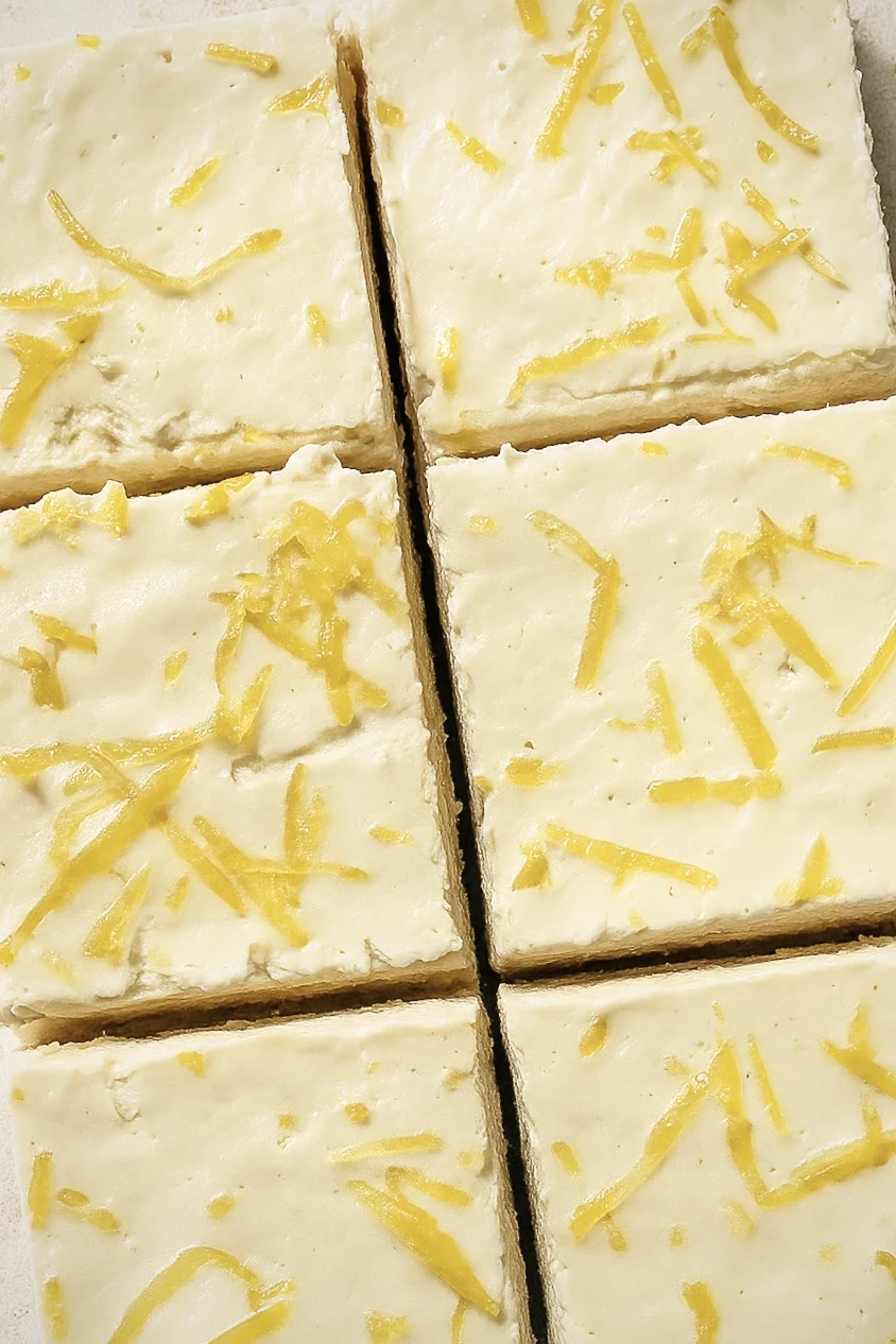 Closer Look at Lemon Cream Cheese Bars